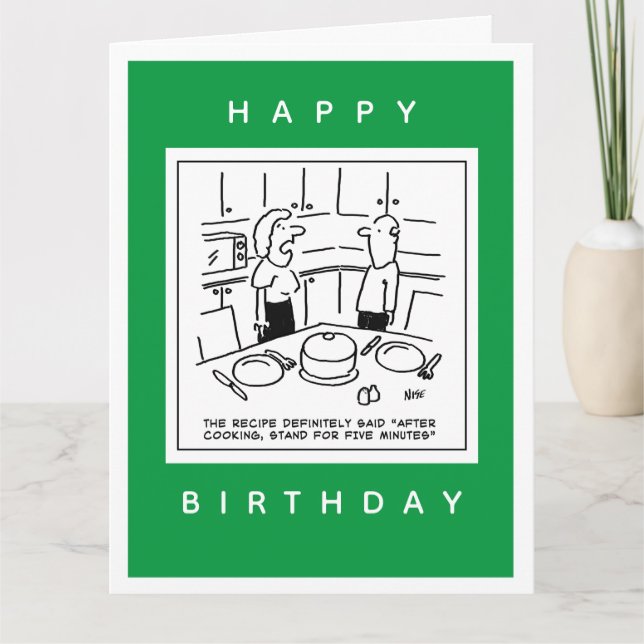 Tarjeta Receta dijo que se debe después de cocinar Persona (Anverso)