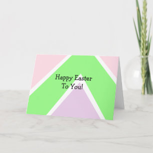 Tarjeta Receta personalizada de pascua feliz y huevos perd