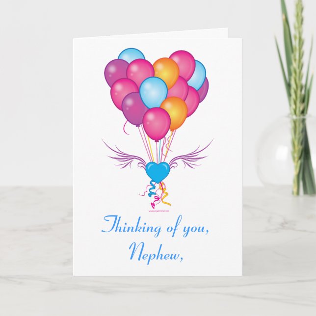 Tarjeta Reciba un buen sobrino de nosotros (Anverso)