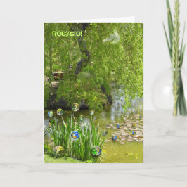 Tarjeta ¡Reciclando la Tierra!