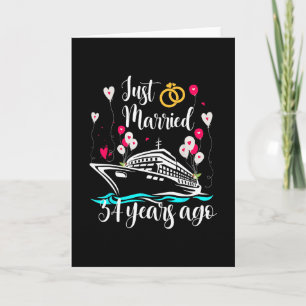 Tarjeta Recién casados &#; años atrás &#; aniversario cru