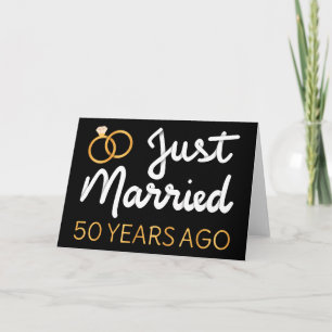 Tarjeta Recién Casados Hace 50 Años IV