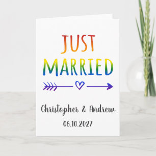 Tarjeta Recién Casados I - Boda LGBTQ