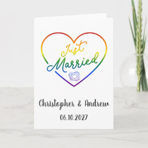 Tarjeta Recién Casados III - Boda LGBTQ