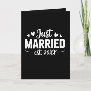 Tarjeta Recién Casados Personalizado Est Fiesta de Boda Es