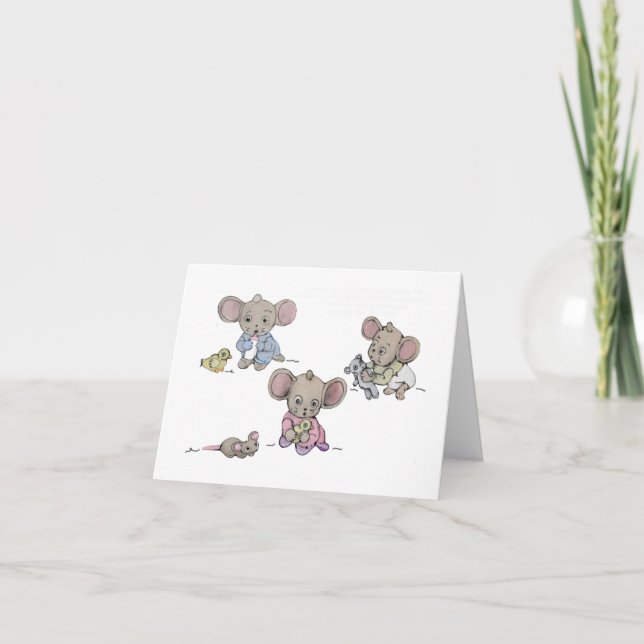 Tarjeta Recién nacido de bienvenida (Anverso)