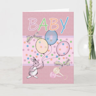 Tarjeta Recién nacido de felicitaciones a Baby Girl