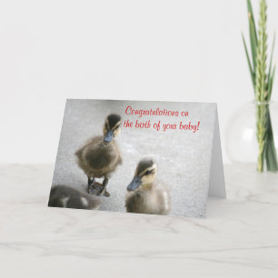 Tarjeta Recién nacido de felicitaciones, en blanco