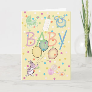 Tarjeta Recién nacido de felicitaciones para bebés