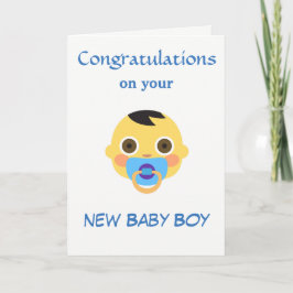 Tarjeta Recién nacido, Emoji.