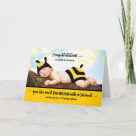 Tarjeta Recién nacido Felicitaciones, CONMOCIONANDO con em