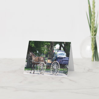 Tarjeta Recliner Notecard de Amish