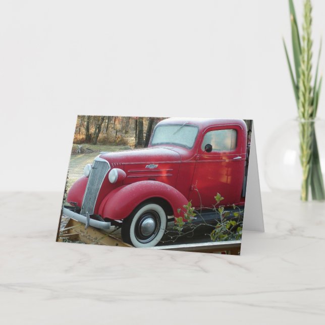 Tarjeta Recogida 1937 de Chevy (Anverso)
