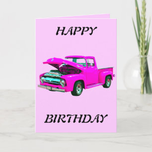 Tarjeta recogida rosa
