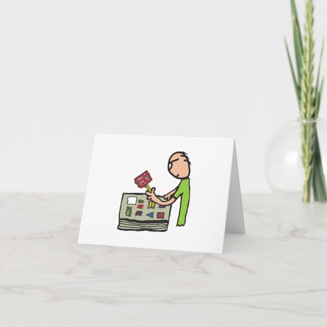 Tarjeta Recolección de estampillas fililatas (Anverso)
