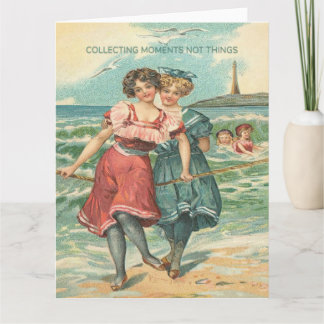 Tarjeta Recolectar momentos, no cosas que saluden