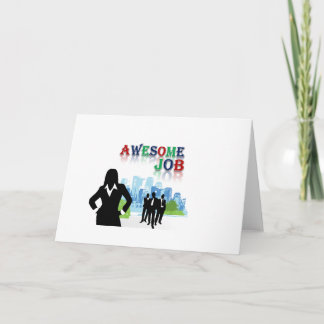 Tarjeta reconocimiento de empleados