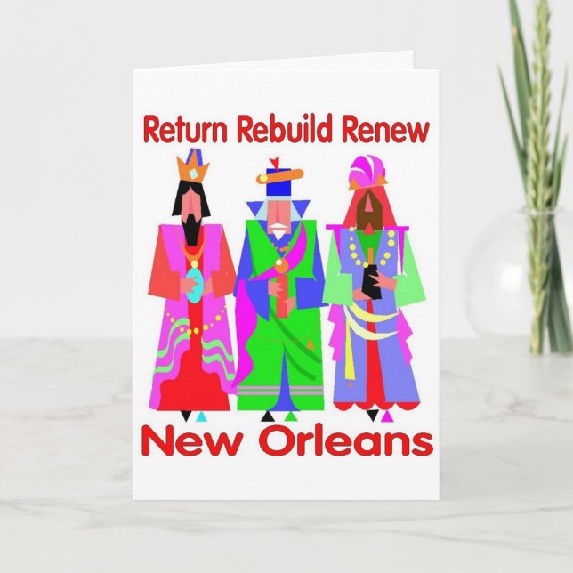 Tarjeta Reconstruir Nueva Orleans (Anverso)