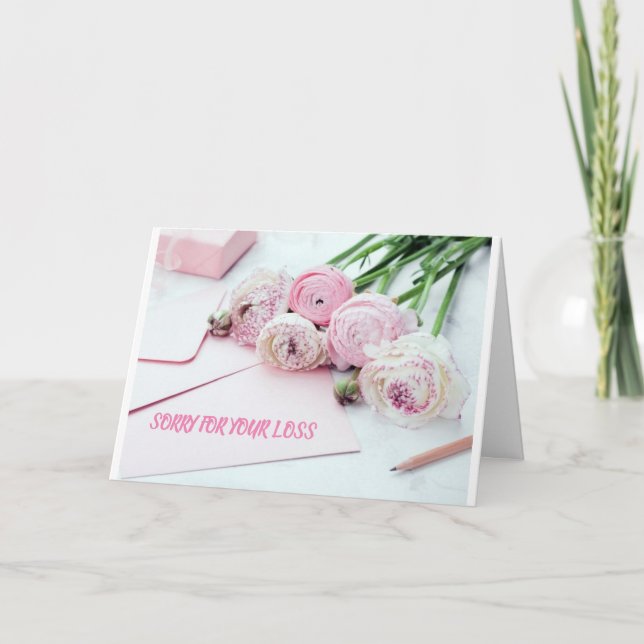 TARJETA RECORDANDO A SU SER QUERIDO EN TIEMPO DE PÉRDIDA (Anverso)