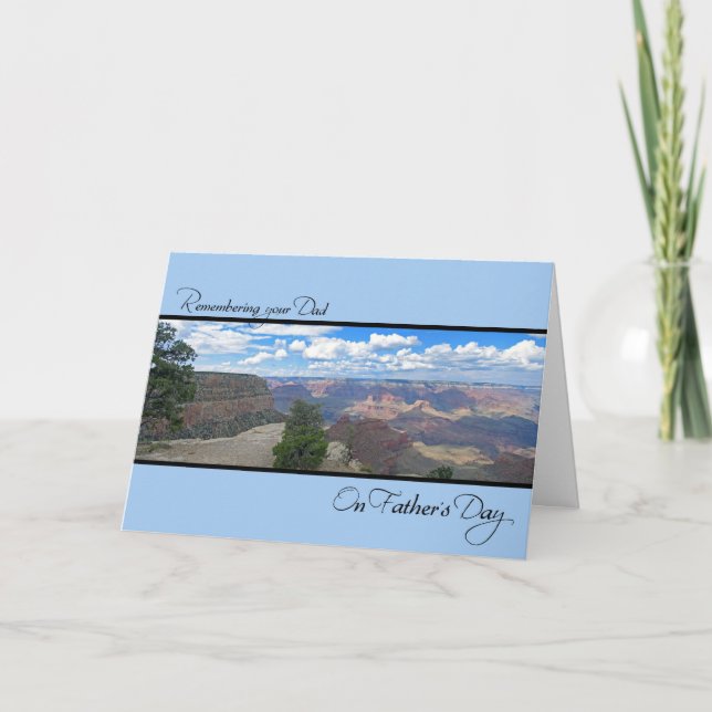 Tarjeta Recordando a tu padre (Anverso)