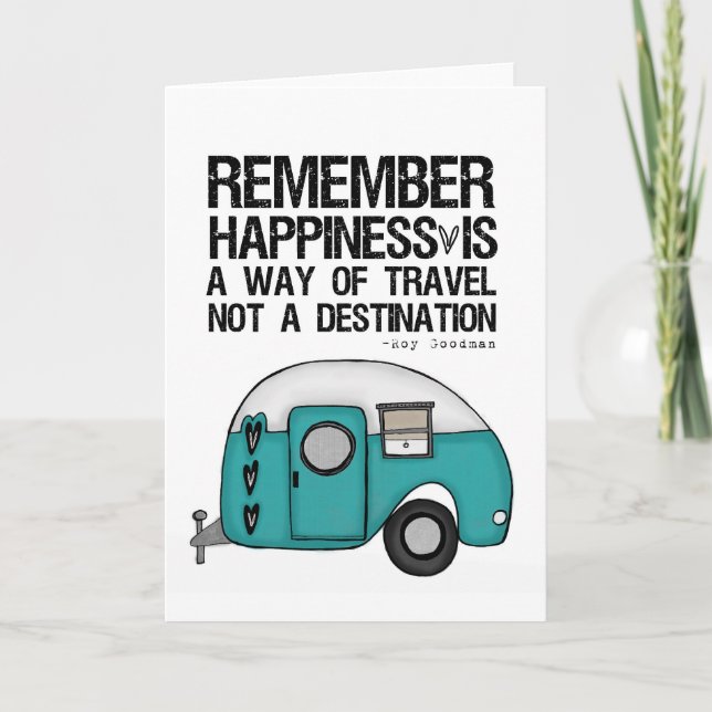 Tarjeta recordar la felicidad (Anverso)