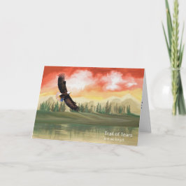 Tarjeta Recorrido de lágrimas