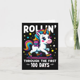 Tarjeta Recorriendo Los Primeros 100 Días De Roller Unicor