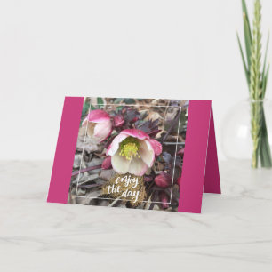 TARJETA RECORRIENTE DEL DÍA DE LA MADRE FLORADA EN ROSA