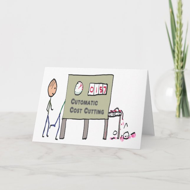 Tarjeta Recorte de costos (Anverso)