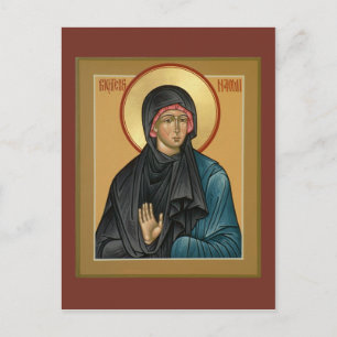 Tarjeta recta de la oración Naomi