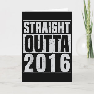 Tarjeta Recto Salida De 2016 Años Clic Vintage Nacimiento 