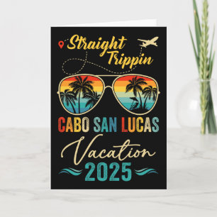 Tarjeta Recto Viaje Cabo San Lucas 2025 Verano Familiar