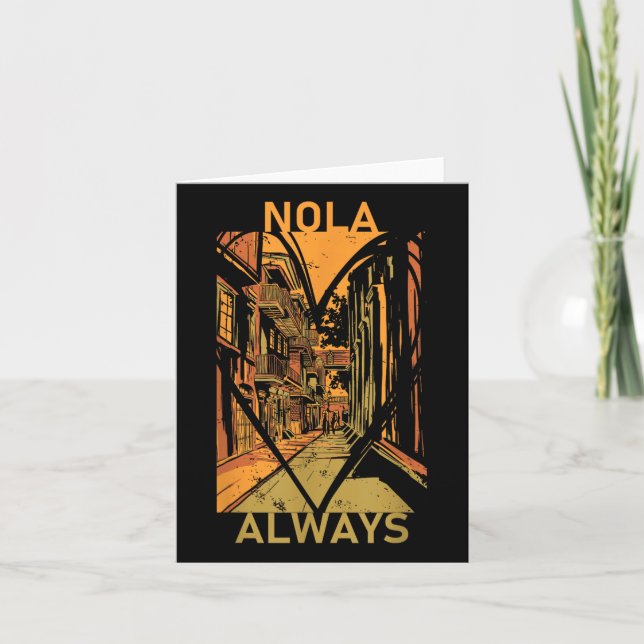 Tarjeta Recuerda Nola Nunca Olvides Nueva Orleans Siempre  (Anverso)