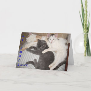 TARJETA RECUERDE CUÁNDO......