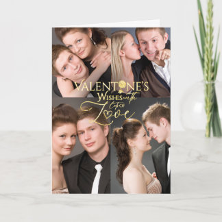 Tarjeta Recuerdo de Cologido de Fotos del Día de San Valen