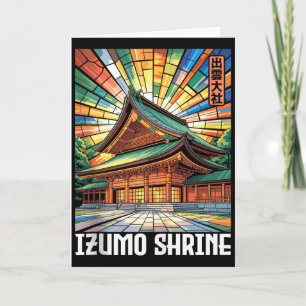 Tarjeta Recuerdo de Izumo Shrine Taisha Shimane Japón Kanj