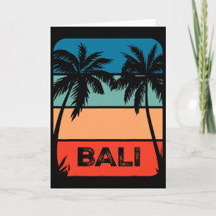 Tarjeta Recuerdo de la puesta de sol de surf vintage de In