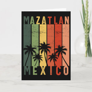 Tarjeta Recuerdo de Mazatlán México Vacaciones Mexicanas H