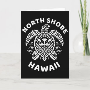 Tarjeta Recuerdo de North Shore Oahu Hawái hawaiano Sur