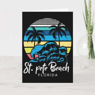 Tarjeta Recuerdo de St. Pete Beach Vibraciones Tropicales