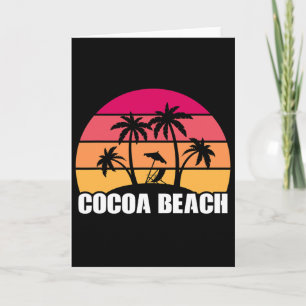 Tarjeta Recuerdo de vacaciones en Cocoa Beach Florida para