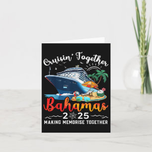 Tarjeta Recuerdo de vacaciones en la playa de las Bahamas