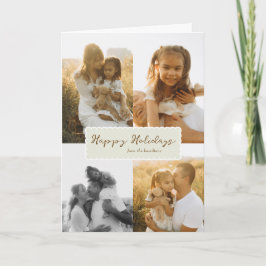 Tarjeta Recuerdo de varias fotos de vacaciones