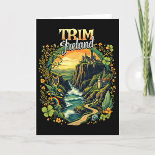 Tarjeta Recuerdo de viaje de vacaciones en Trim Irlanda Ir