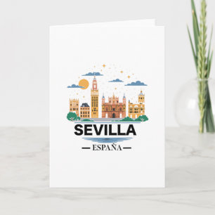 Tarjeta Recuerdos de Sevilla España From Sevilla España Se