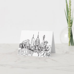 Tarjeta Recuerdos de vacaciones de Nochevieja en el centro