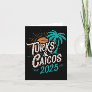 Tarjeta Recuerdos de vacaciones en Islas Turcas y Caicos 2