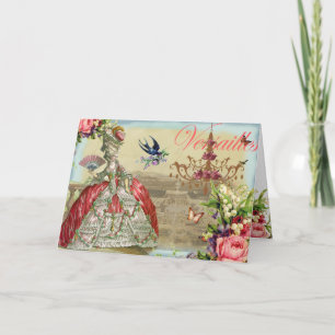 Tarjeta Recuerdos de Versalles