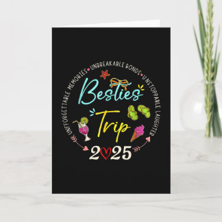 Tarjeta Recuerdos de viaje de amigas 2025 Viaje de chicas 