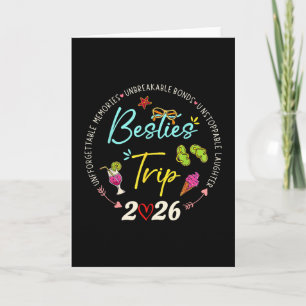 Tarjeta Recuerdos de viaje de amigas 2026 Viaje de chicas
